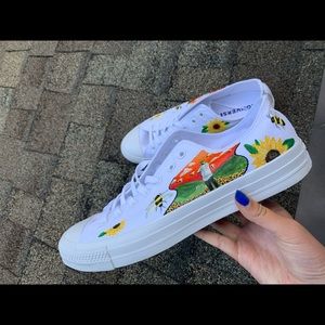 Flower Boy Custom Painted Converse